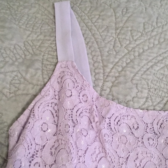 Lilac purple mini dress - Picture 3 of 5